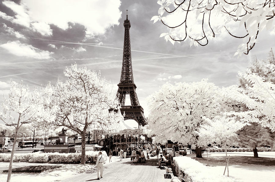 Paris Winter White Collection - Sunday in Paris Photograph by Philippe HUGONNARD