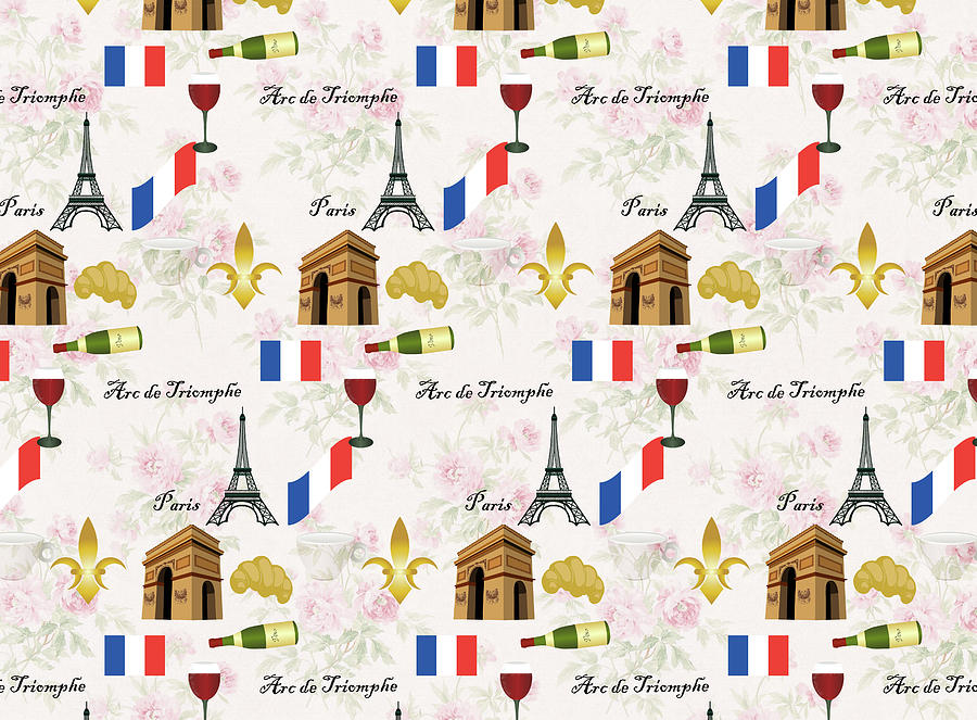 Parisian Pattern Digital Art by Susannah Keegan | Fine Art America