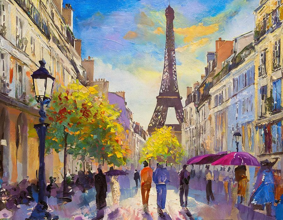 Parisian Reverie Mixed Media by Susan Rydberg - Fine Art America