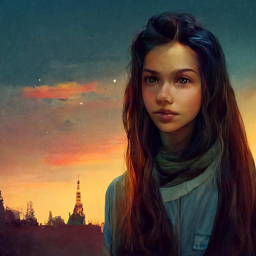 Parisian Twilight Digital Art by The Ghost | Pixels