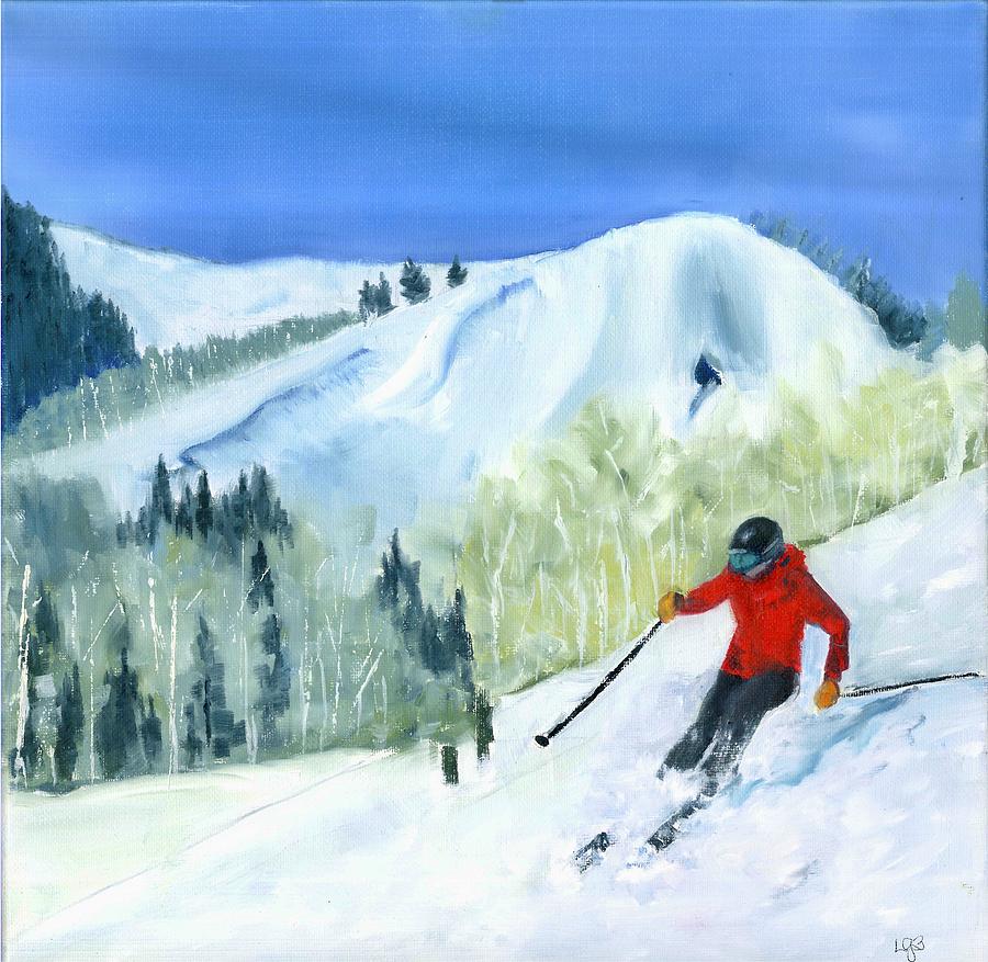 Park City Pleasure Painting by Lisa Burlinson Park City Pleasure Painting by Lisa Burlinson