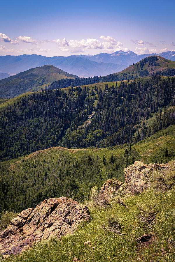 Park City Utah Mountain View Photograph by Aaron Geraud