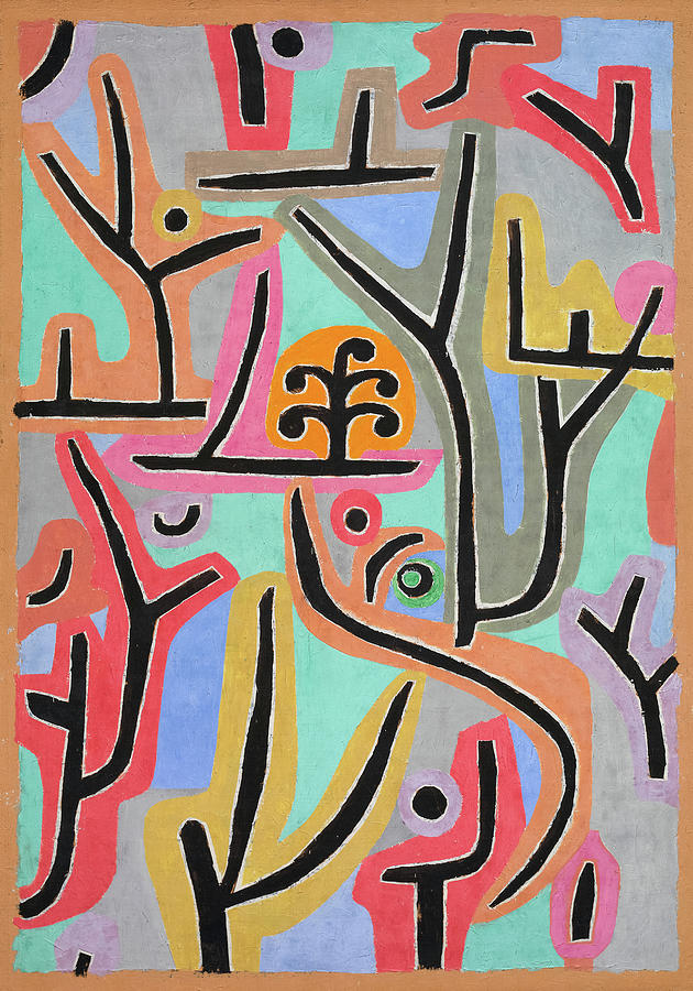 Park Near Lu 1938 Painting By Paul Klee Pixels