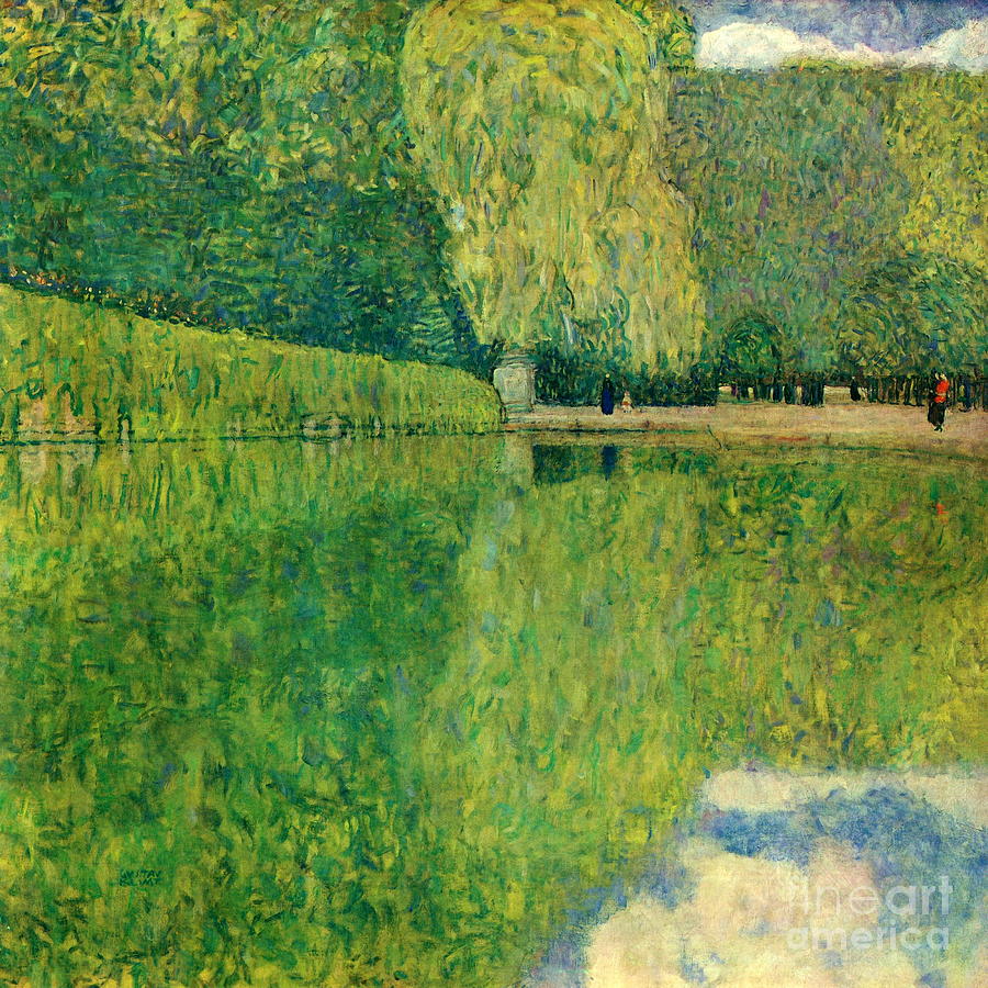 Park of Schonbrunn Painting by Gustav Klimt
