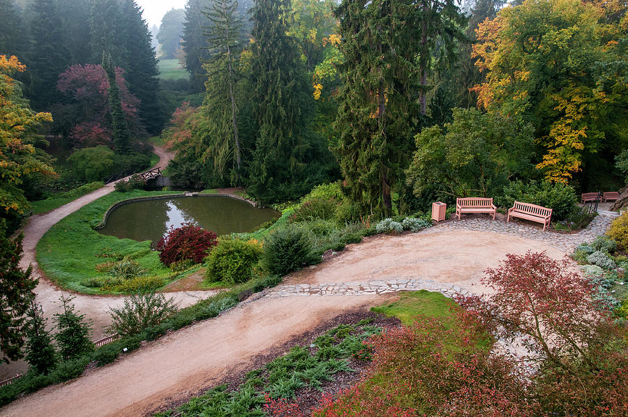 Park Pruhonice In Autumn 1 Photograph by Jenny Rainbow