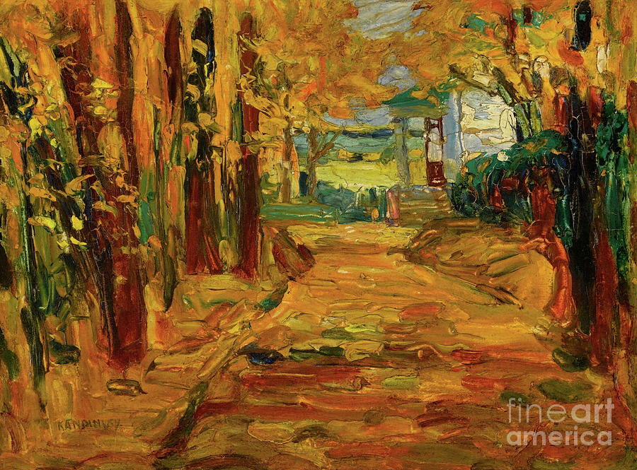 Park Von St. Cloud - Autumn Painting by Wassily Kandinsky