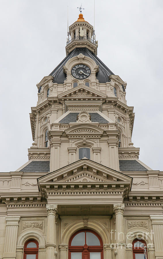 Parke County Courthouse in Rockville Indiana 4411 Photograph by Jack Schultz