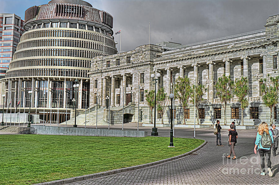 Parliament Buildings, Wellington, New Zealand Photograph by Elaine Teague