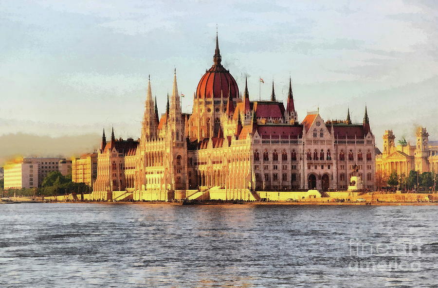 Parliament of Budapest Digital Art by Jerzy Czyz