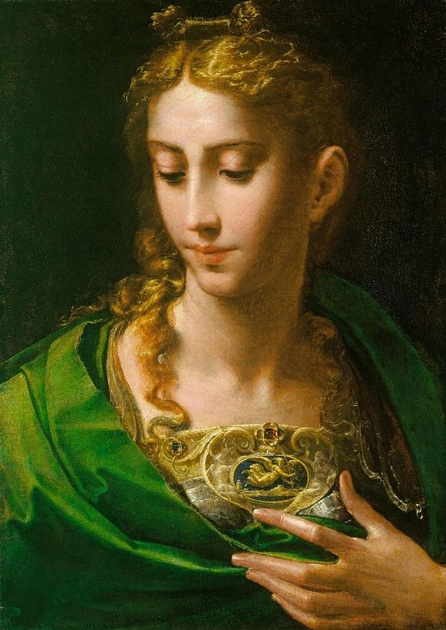 Parmigianino - Pallas Athena Painting by Les Classics