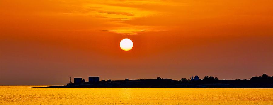 Paros sunset III Photograph by John Babis