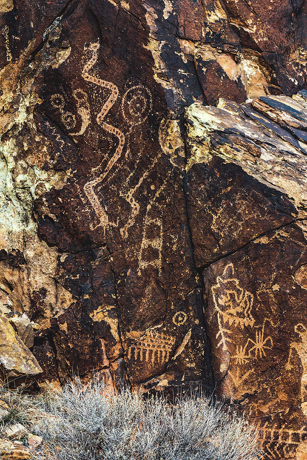 Parowan Gap Petroglyphs 11, Utah Photograph by Abbie Matthews - Fine ...