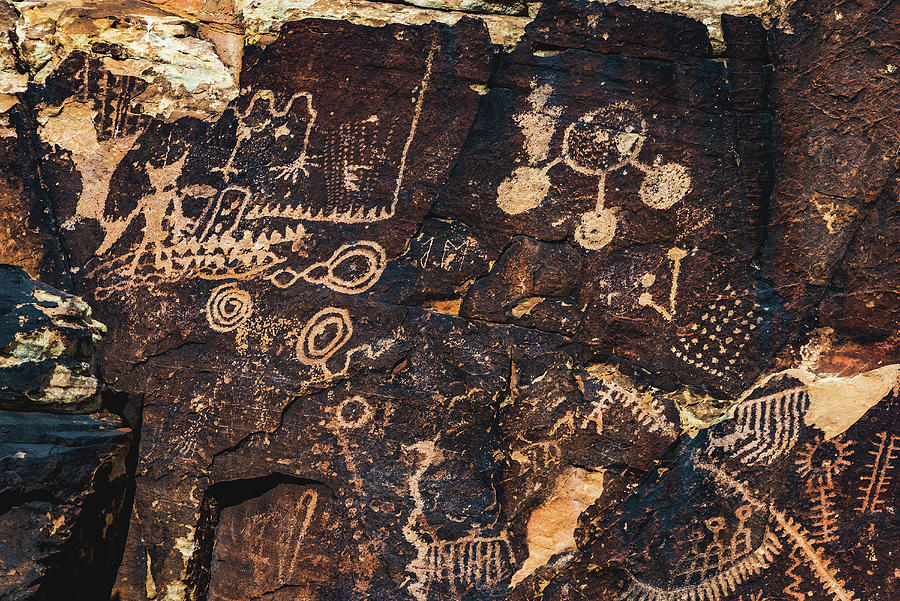 Parowan Gap Petroglyphs 9, Utah Photograph by Abbie Matthews - Fine Art ...