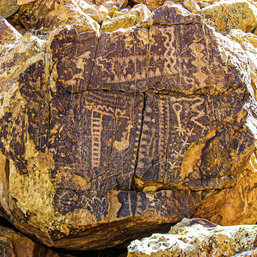 Parowan Gap Petroglyphs - Utah Photograph By Julie A Murray - Fine Art ...