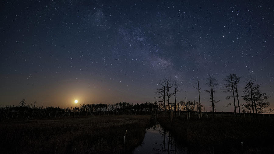 Parsons Creek Moonrise 3 Photograph by Robert Fawcett