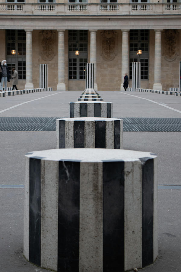 Part of the Les Deux Plateaux artwork,Palais-Royal, Paris Photograph by Avenue Des Images Part of the Les Deux Plateaux artwork,Palais-Royal, Paris Photograph by Avenue Des Images