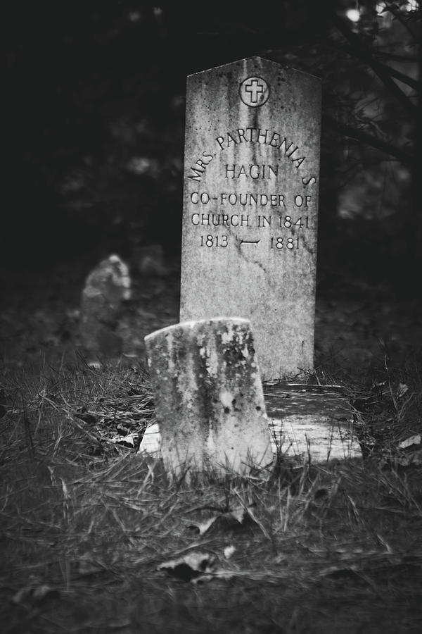 Cemetery Photograph - Parthenia by Kamie Stephen Cemetery Photograph - Parthenia by Kamie Stephen