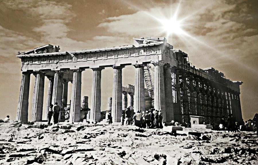 Parthenon Photograph by Diana Angstadt
