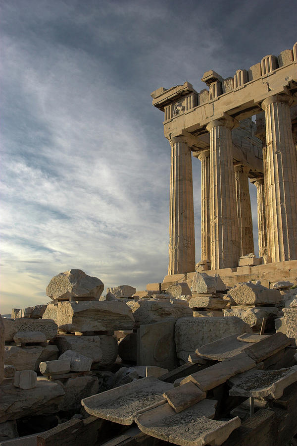 Parthenon from the South Photograph by Ellen Henneke