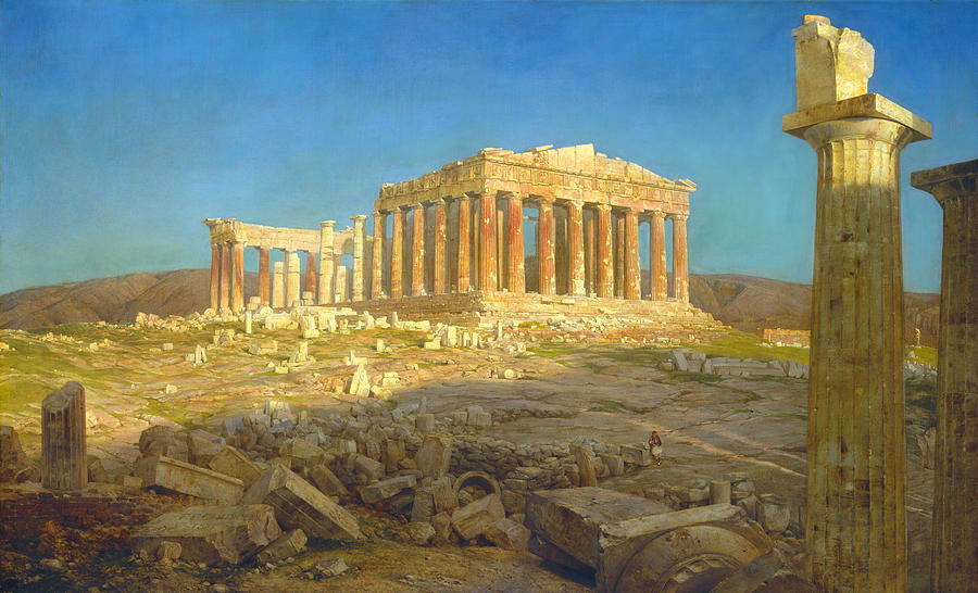 Parthenon Painting by Long Shot