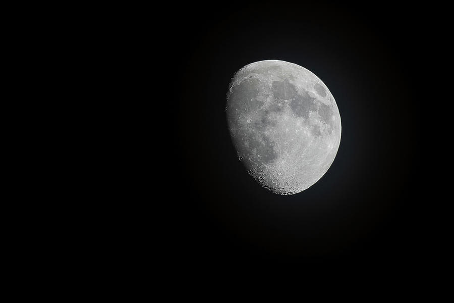Waxing Gibbous Moon Photograph by Denise Kopko