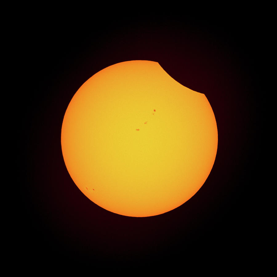 Partial Solar Eclipse Photograph by David Beechum