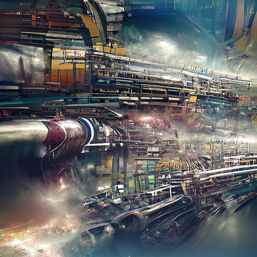 Particle Collider Digital Art by David Manlove
