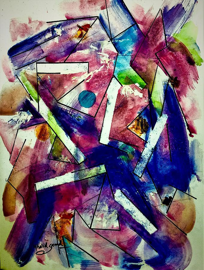 Partition. Painting by Khalid Saeed