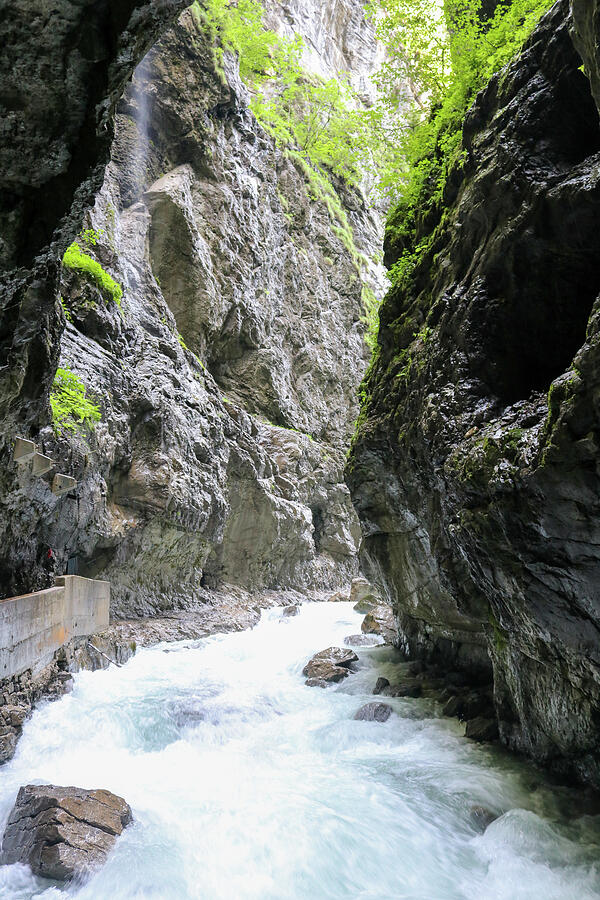 Partnach Gorge in Garmsich Germany Photograph by Brigitte Blanchette Thompson Partnach Gorge in Garmsich Germany Photograph by Brigitte Blanchette Thompson