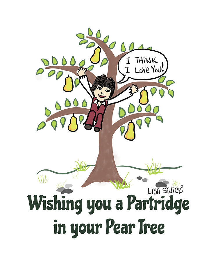 Partridge in your Pear Tree Digital Art by Lisa Sinicki