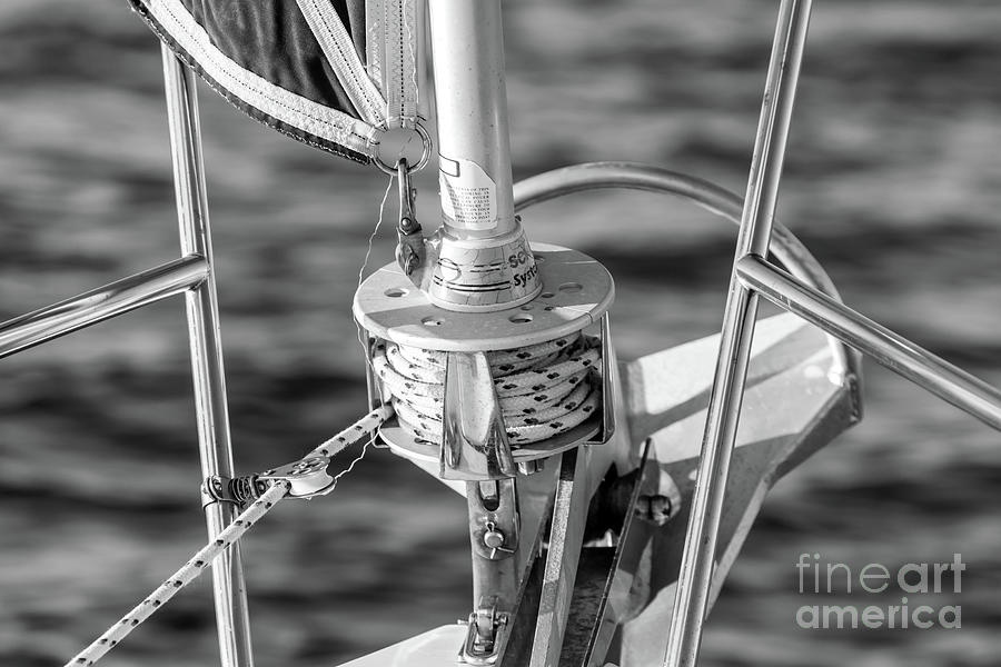 Parts of a Sailboat 24 Photograph by Elizabeth Dow