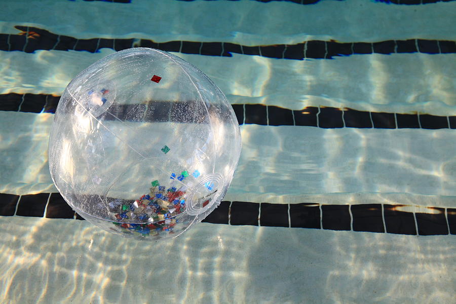 Party Ball in the Pool Photograph by Toni Hopper
