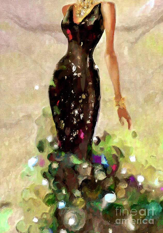 Party Dress Digital Art by Lauries Intuitive