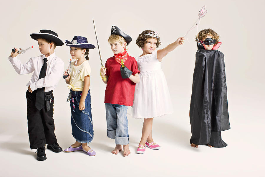 Party Kids In Costume Photograph by Symphonie Ltd