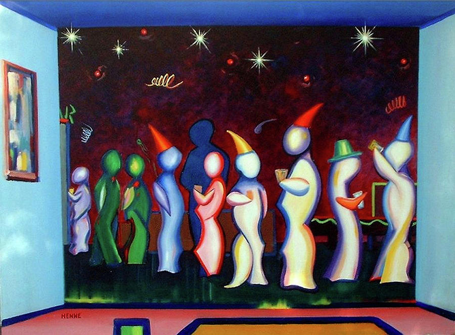 Party Time Painting by Robert Henne