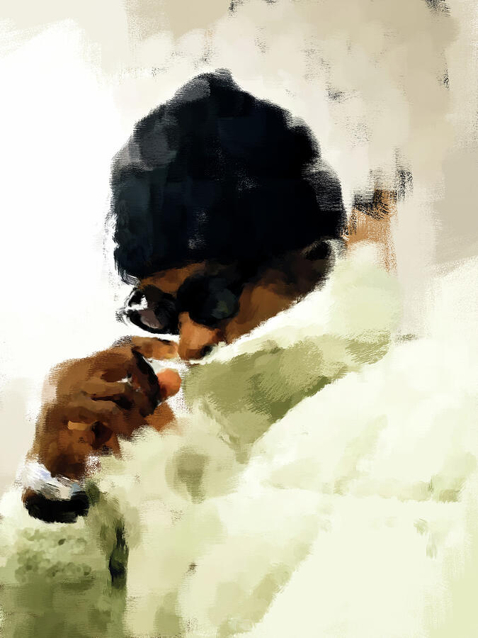 Pascal Siakam style Digital Art by Gradify Creations