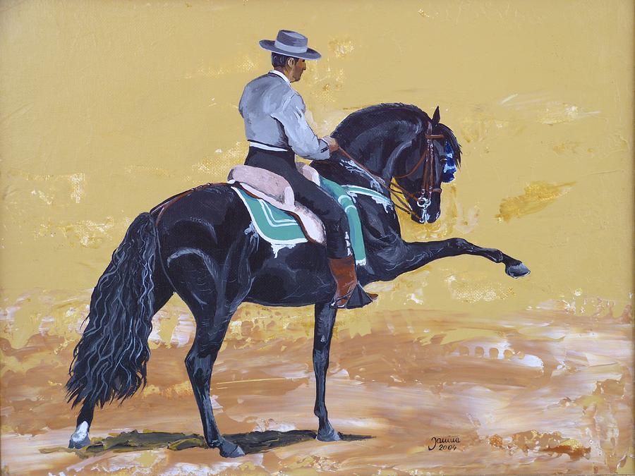 Paso Espanol Painting by Janina  Suuronen