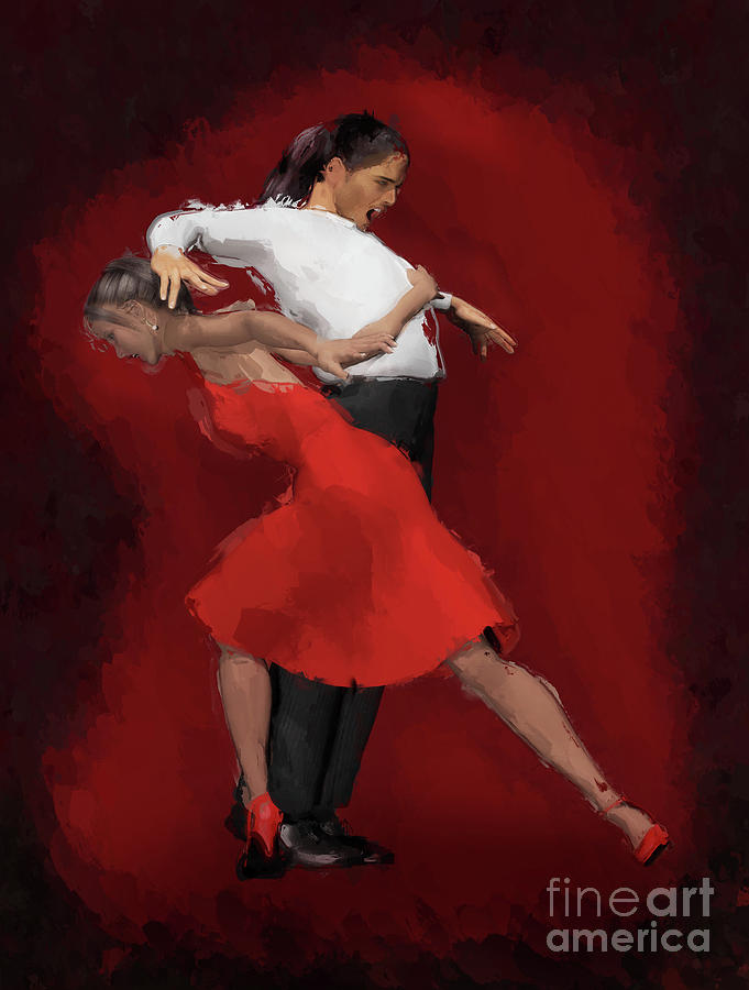 Spanish Dance Painting - Paso by John Edwards