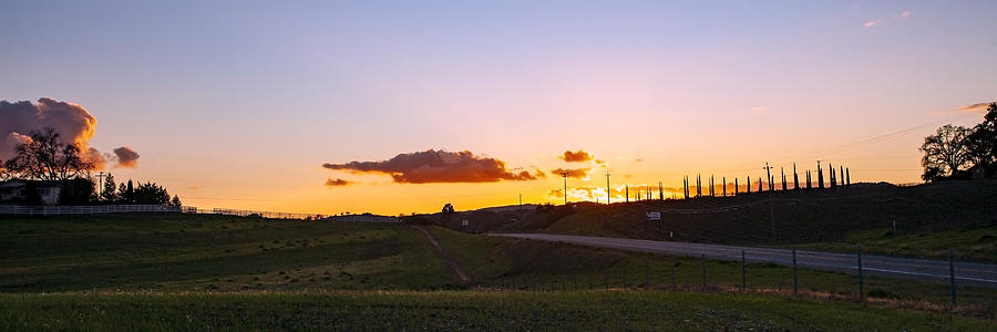 Paso Robles Setting Sun Photograph by Anthony Jones