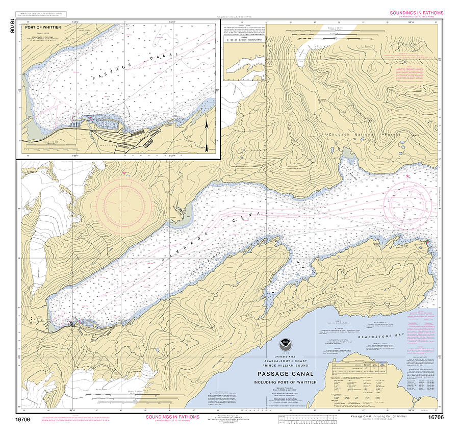 Passage Canal Including Port Of Whittier Prince William Sound Alaska 