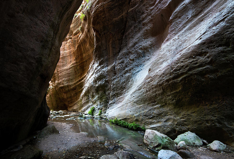Passage through a gorge Photograph by Michalakis Ppalis