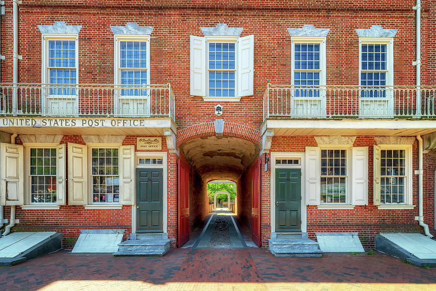 Passage to Franklin Court - Ben Franklin - Philadelphia, PA Photograph by Susan Rissi Tregoning