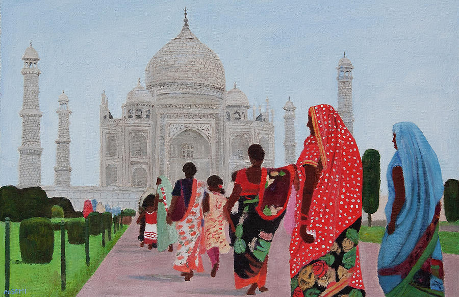 Passage  To Taj Mahal Painting by Masami IIDA