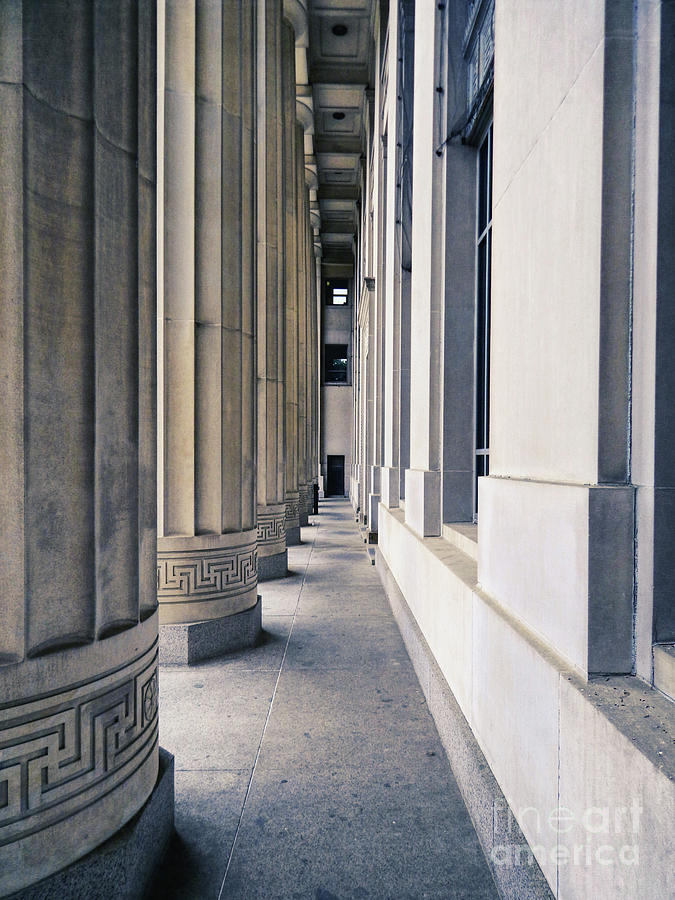 Passageway of Pillars Photograph by Phil Perkins