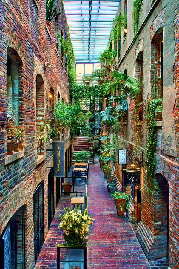 Passageway - Old Market - Omaha - From the North Photograph by Nikolyn McDonald