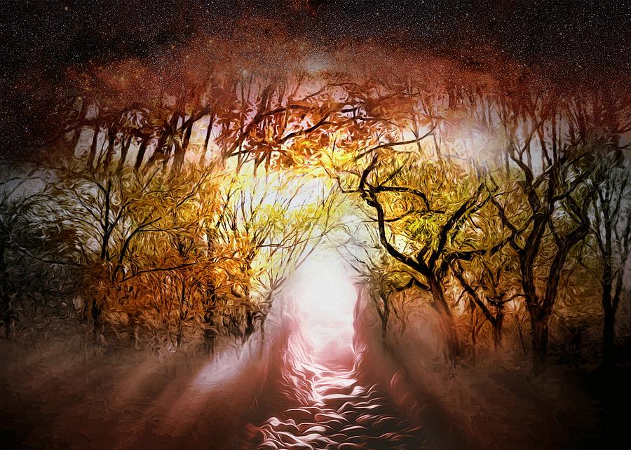 Passageway to the Forest #7 Digital Art by Don DePaola