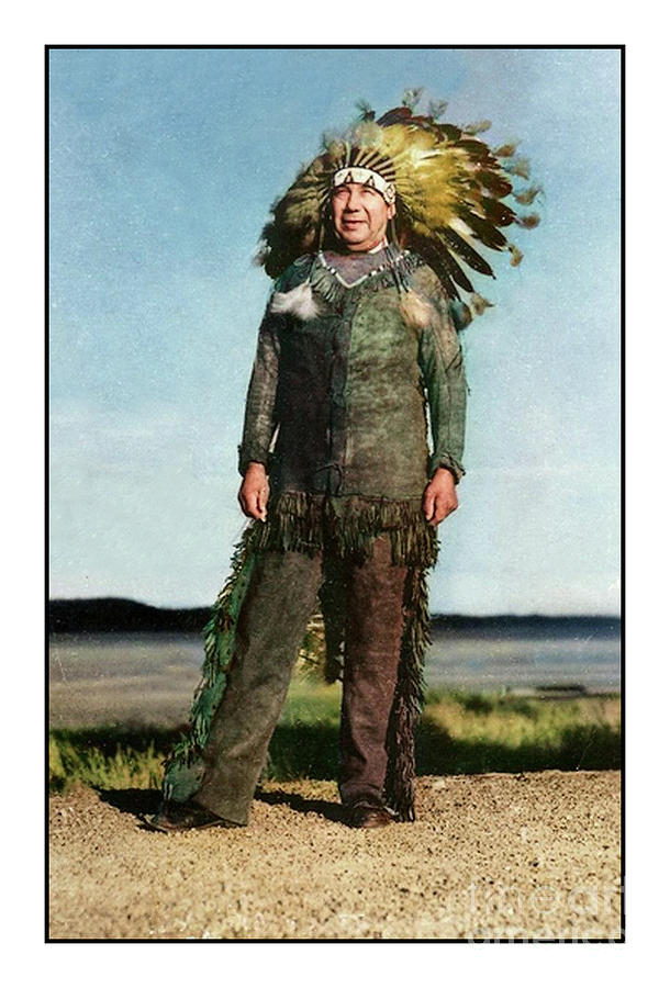 Passamaquoddy Chief Wa Neptune  - 1930s Digital Art by Art MacKay