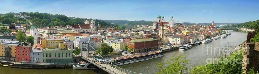 Passau Bavaria 2 Photograph by Rudi Prott