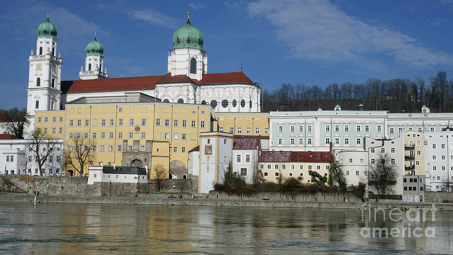 Passau Old City and Cathedral Photograph by Johanna Zettler