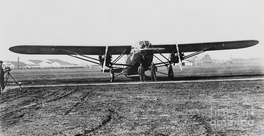 Passenger Plane, 1929 Photograph by Granger
